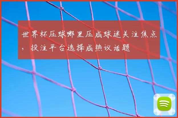 世界杯压球哪里压成球迷关注焦点，投注平台选择成热议话题